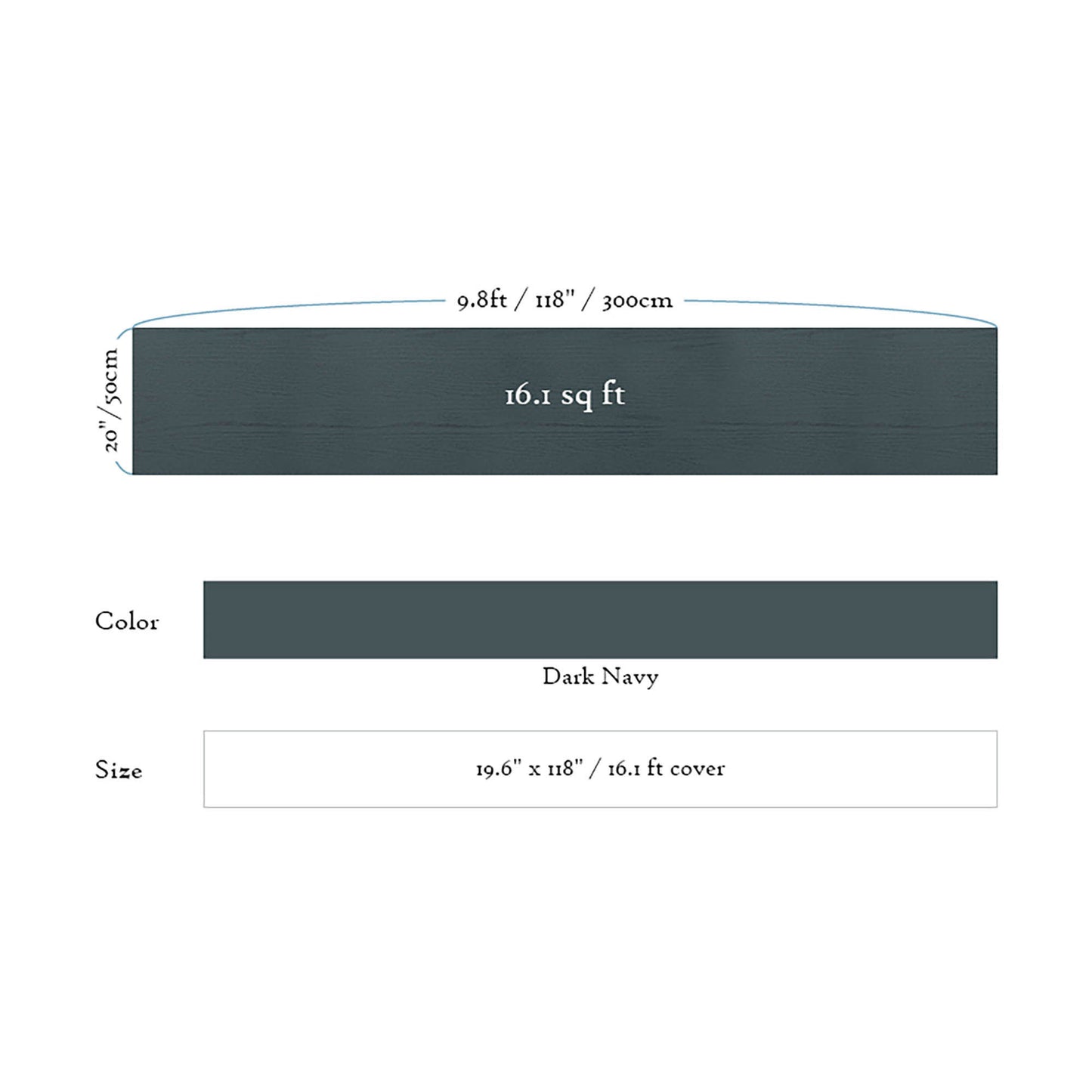 Wood Pattern Light Texture, Navy Wallpaper