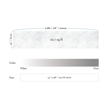 Marble White Gray High Gloss Paper
