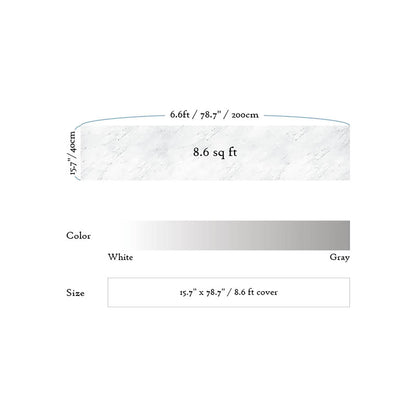 Marble White Gray High Gloss Paper