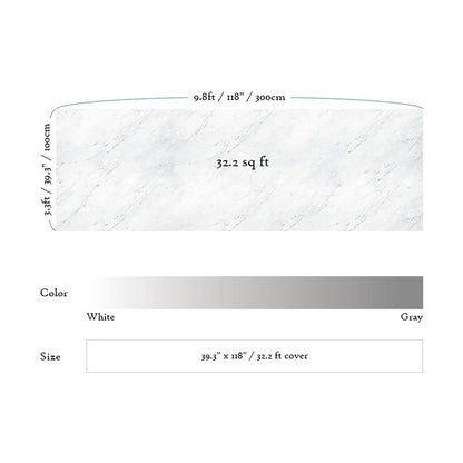 Marble White Gray High Gloss Paper