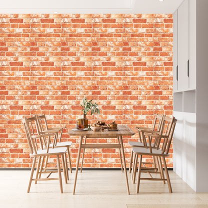 Brick Pattern Slight, Red Light Wallpaper
