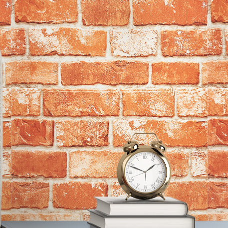 Brick Pattern Slight, Red Light Wallpaper