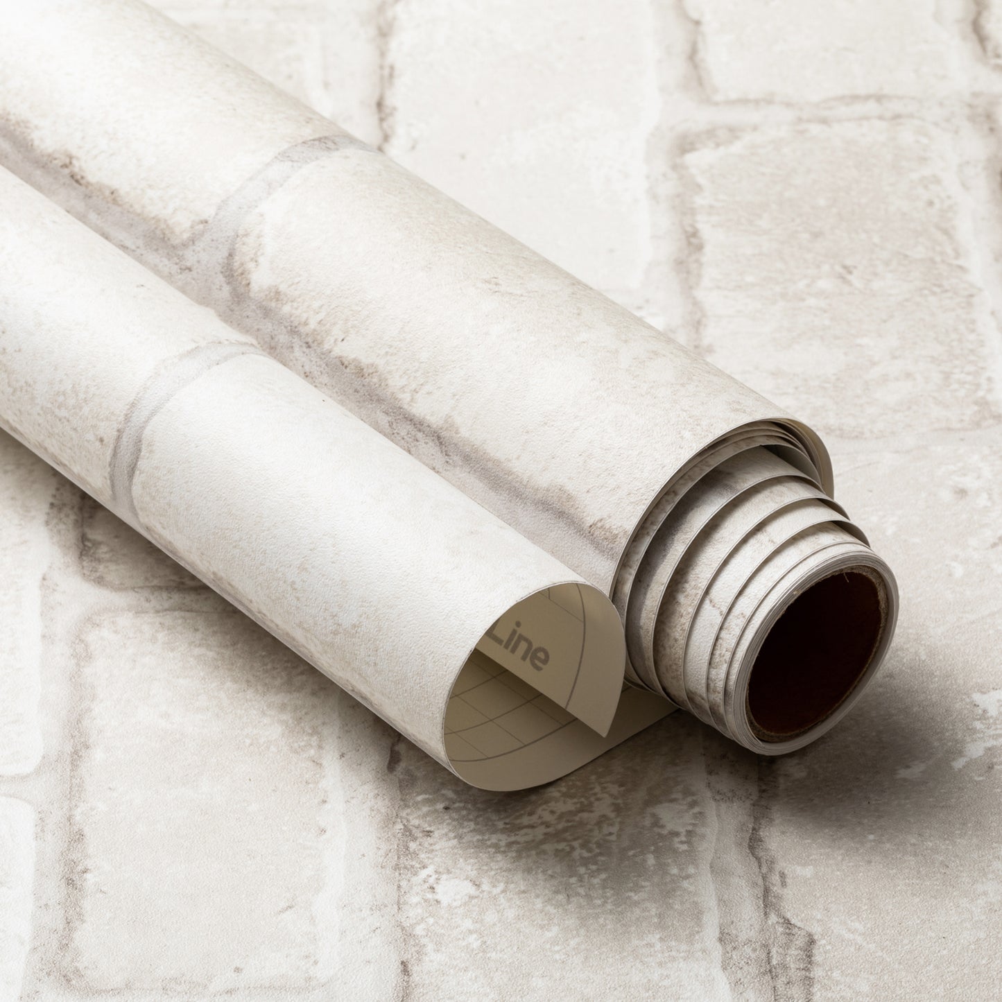 Brick Pattern Flat, Ivory Wallpaper
