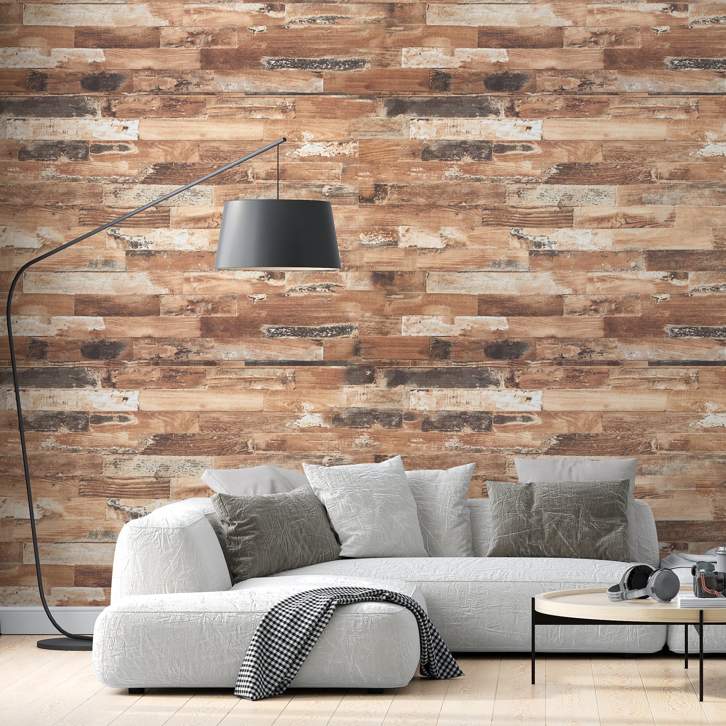 Wood Panel Flat, Dark Wood Wallpaper