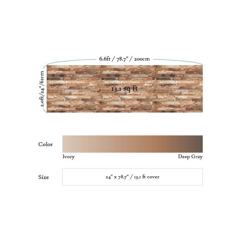 Wood Panel Flat, Dark Wood Wallpaper