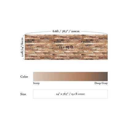 Wood Panel Flat, Dark Wood Wallpaper