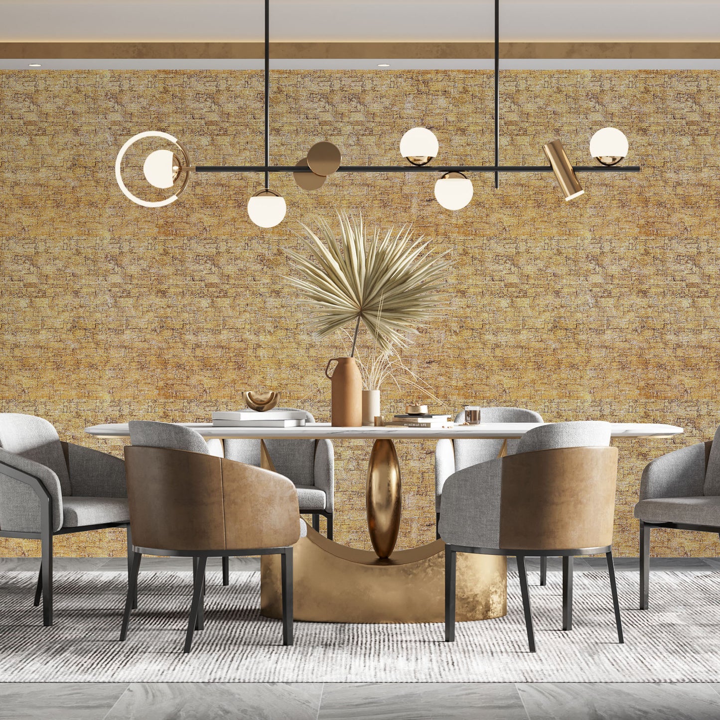 Textured Metallic Gold Paper
