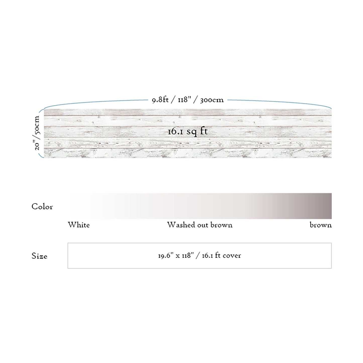Distressed Wood Light Texture, Washed White Panel Wallpaper