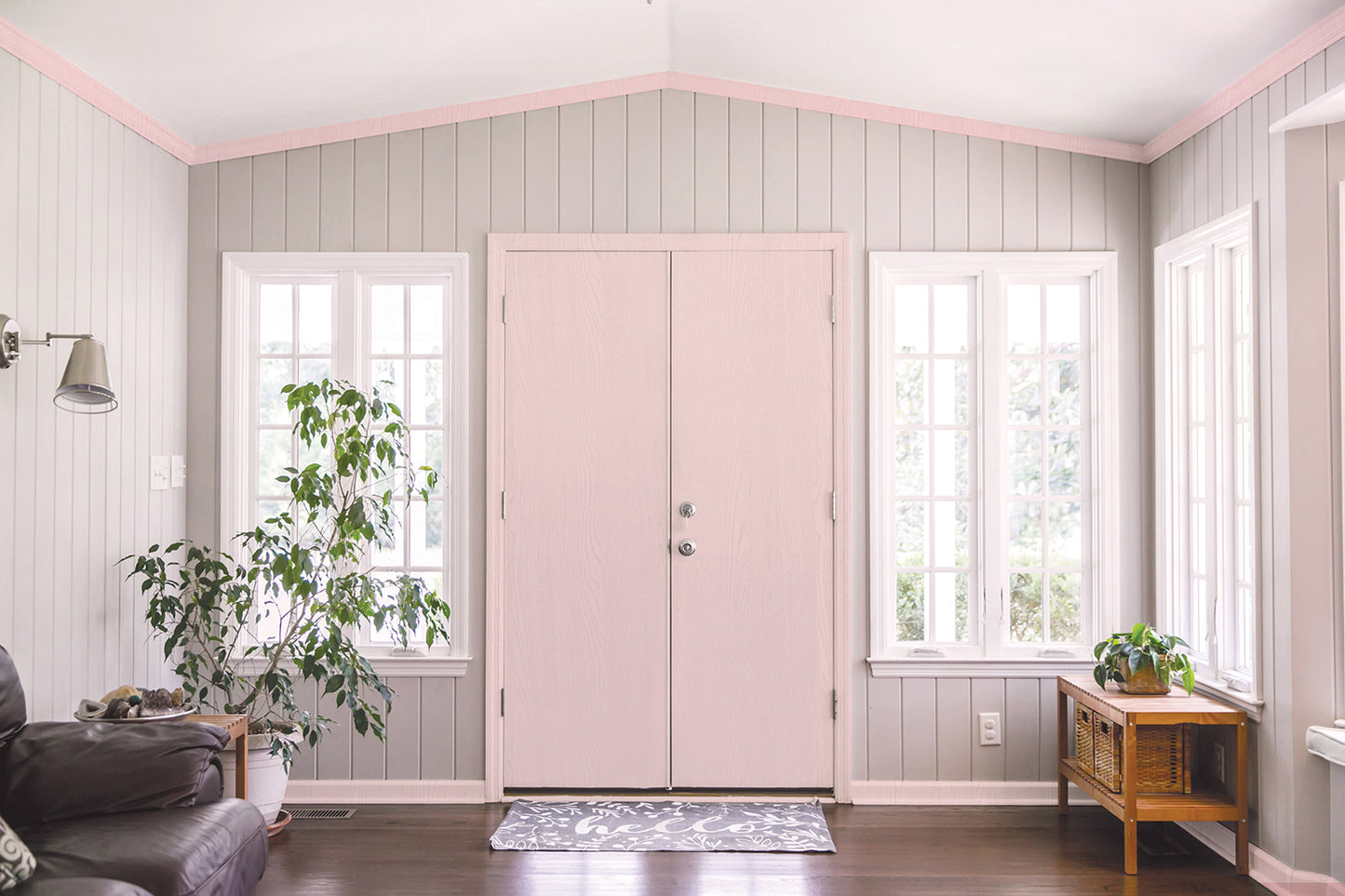Wood Pattern Light Texture, Pink Wallpaper