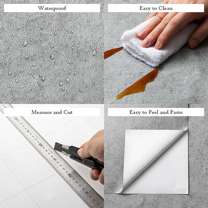 Stained Concrete Concrete Texture, Light Gray Wallpaper
