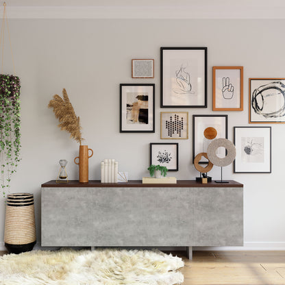 Stained Concrete Concrete Texture, Gray Wallpaper