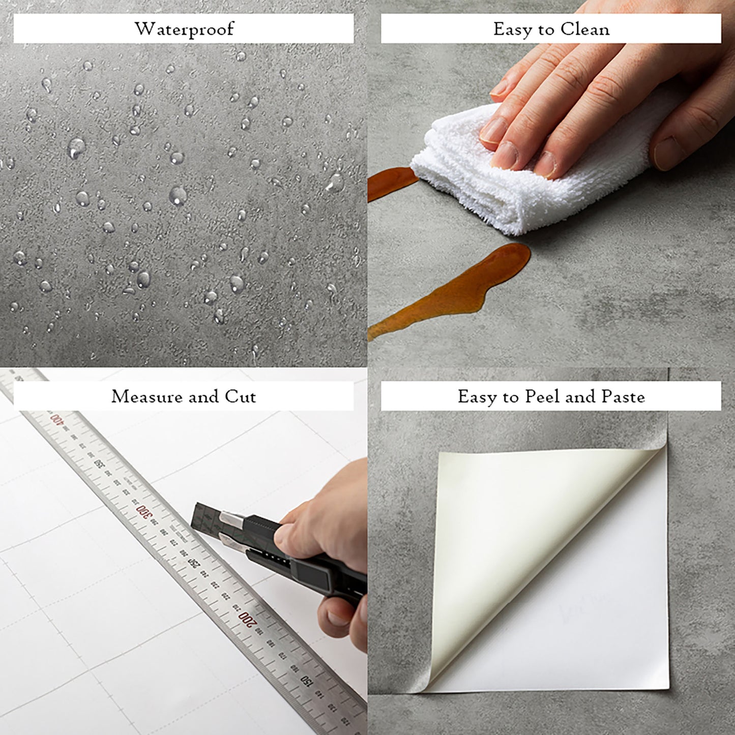 Stained Concrete Concrete Texture, Gray Wallpaper
