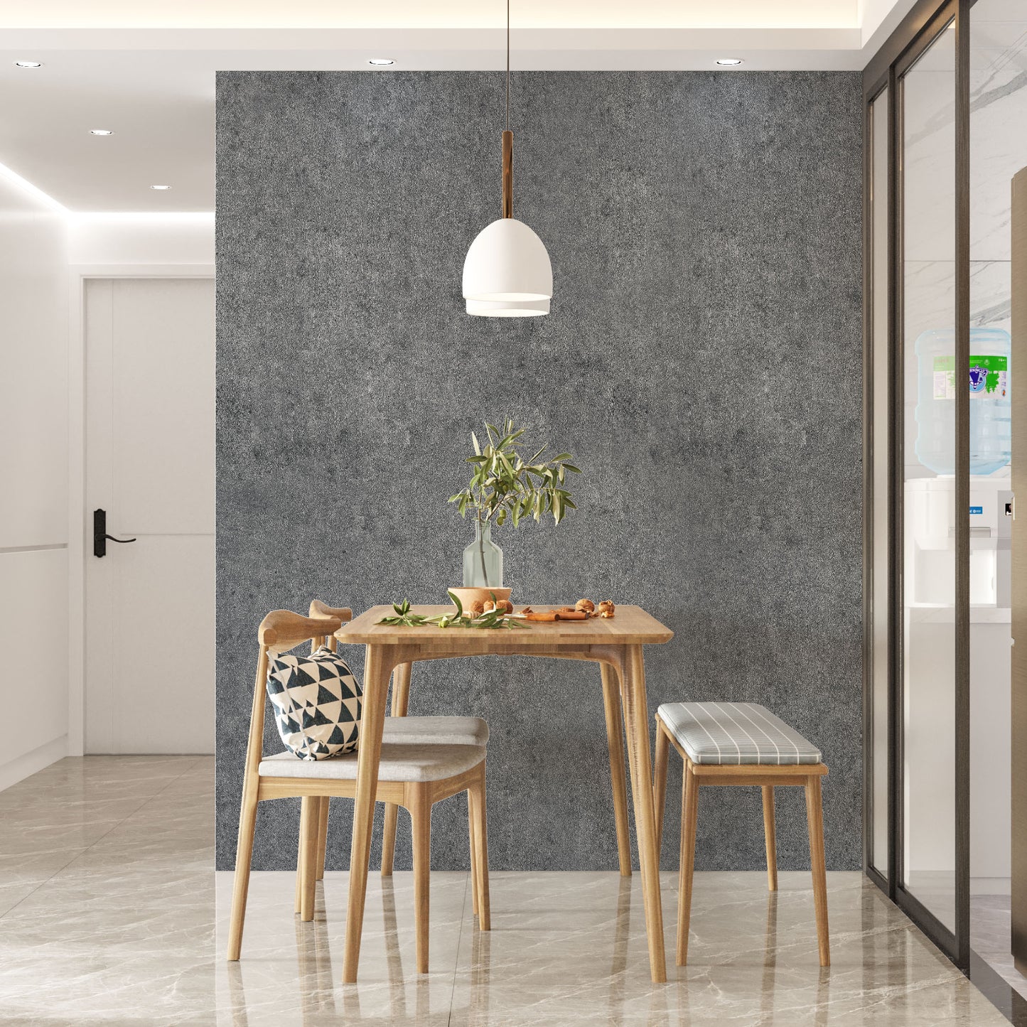 Stained Concrete Concrete Texture, Dark Gray Wallpaper