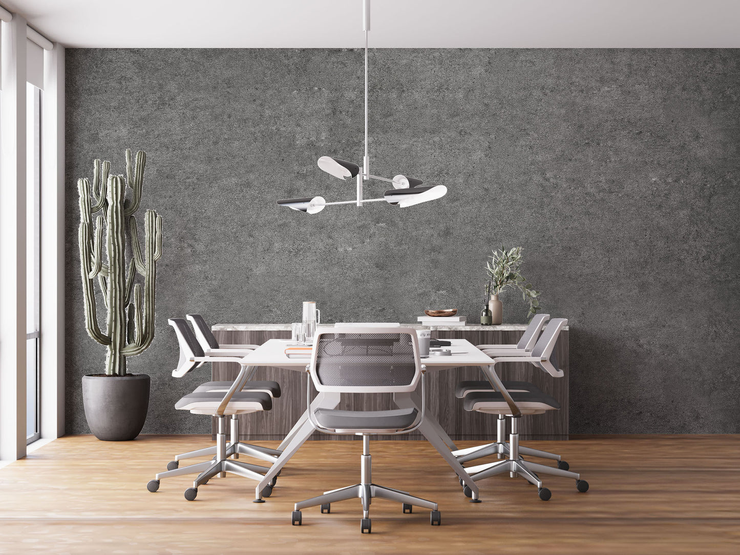 Stained Concrete Concrete Texture, Dark Gray Wallpaper