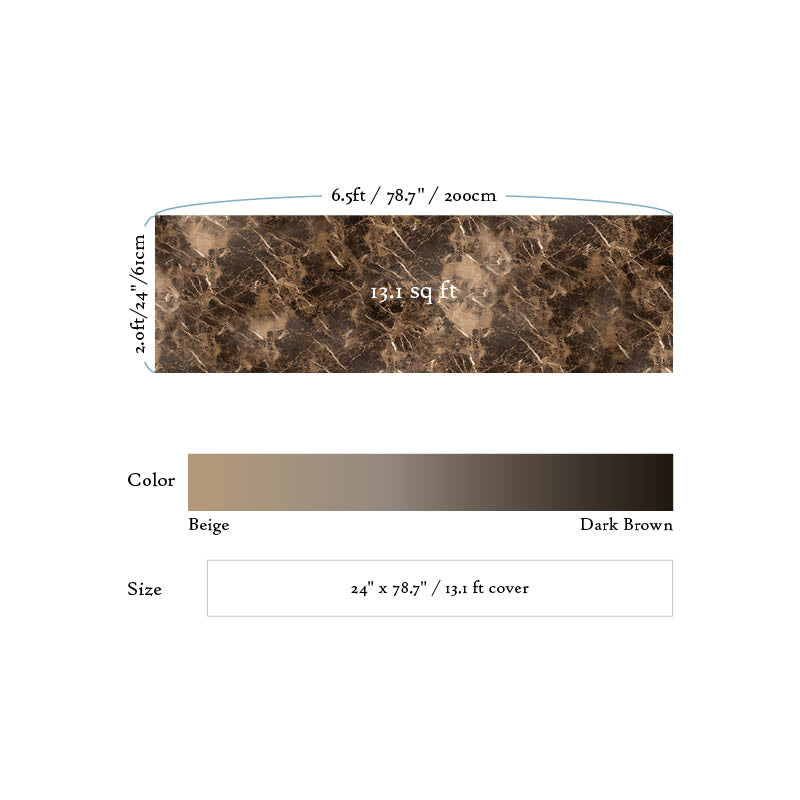 Marble Brown High Gloss Paper